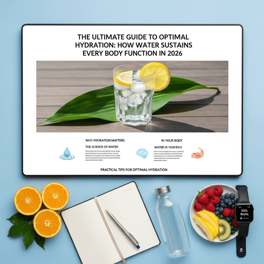 The Ultimate Guide to Optimal Hydration: How Water Sustains Every Body Function in 2026