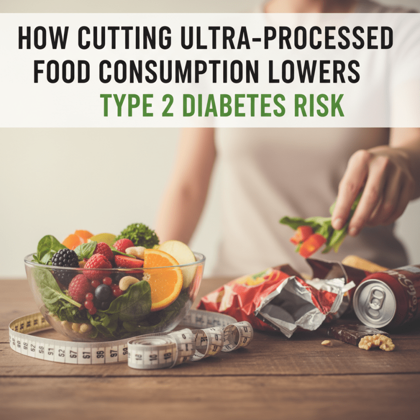 How Cutting Ultra-Processed Food Consumption Lowers Type 2 Diabetes Risk