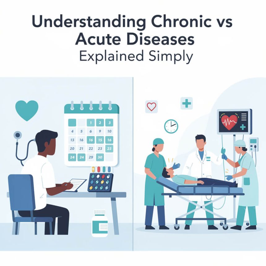 Understanding Chronic vs Acute Diseases Explained Simply