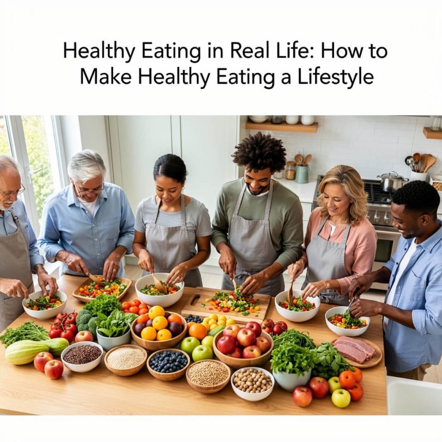 Healthy Eating in Real Life: How to Make Healthy Eating a Lifestyle