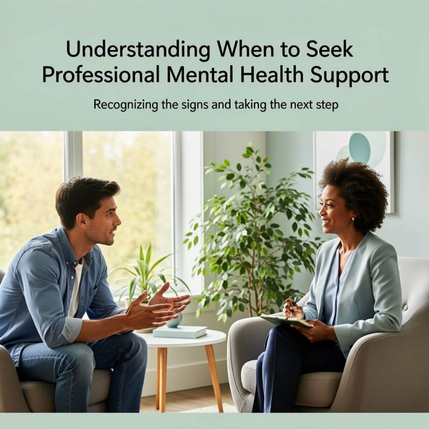 Understanding When to Seek Professional Mental Health Support: A Comprehensive Guide for 2026