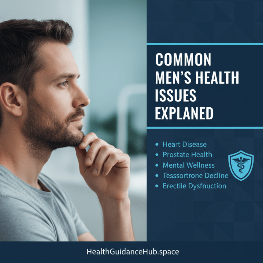 Common Men’s Health Issues Explained